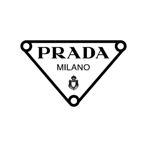 prada triangle logo